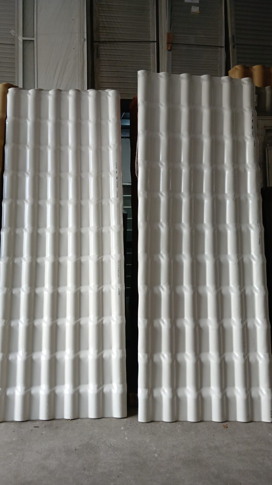 Telha PVC Cor Branca 2,42x0,88